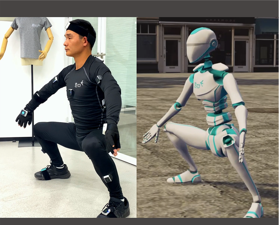 F1 Full-body motion capture suit
